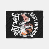 Cool Saint Bernard Costume For Men Women St. Berna Fleecedecke (Vorderseite (Horizontal))