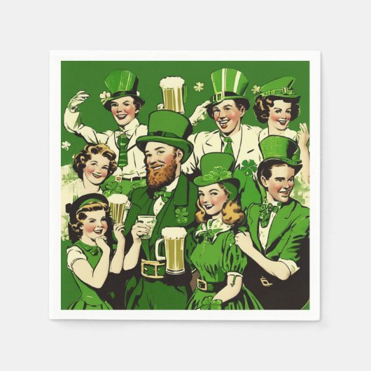 Cool Saint Patrick's Day party  Serviette (Vorderseite)