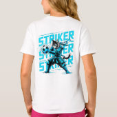  Cool Samurai Cat Soccer Striker - Gift for soccer T-Shirt (Rückseite)