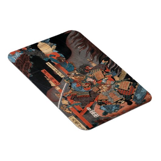 Cool Samurai Hero Minamoto no Yorimitsu Magnet (Rechte Seite)