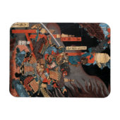 Cool Samurai Hero Minamoto no Yorimitsu Magnet (Horizontal)