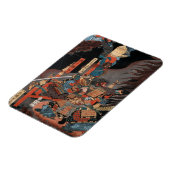 Cool Samurai Hero Minamoto no Yorimitsu Magnet (Linke Seite)