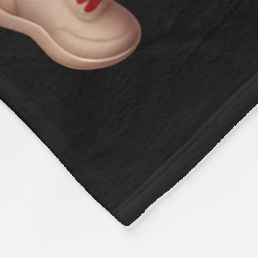 Cool Santa Basketball Player Dunking Xmas Christma Fleecedecke (Ecke)