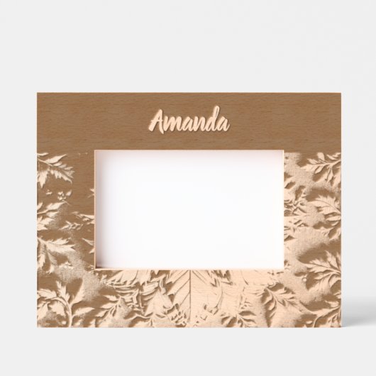 Cool Santa Claus Geätzte Rahmen (Vorderseite)