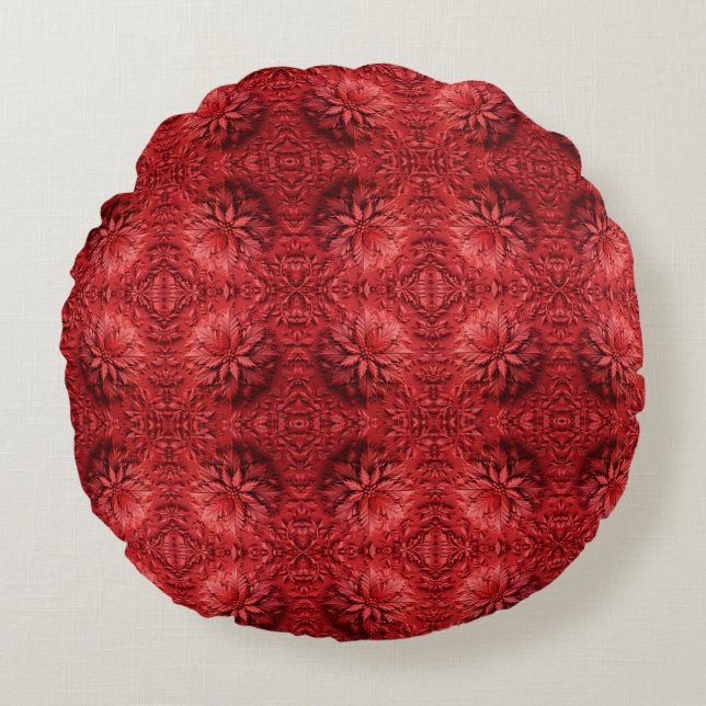 Cool Santa Claus Rundes Kissen (Vorderseite)