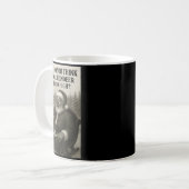 Cool Santa Claus Smoking Weed Christmas Quote Kaffeetasse (Vorderseite Links)