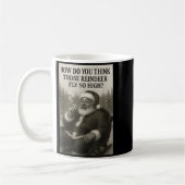 Cool Santa Claus Smoking Weed Christmas Quote Kaffeetasse (Links)
