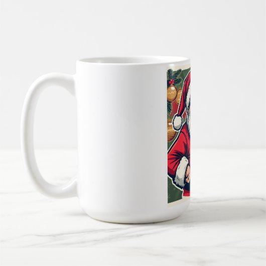 Cool Santa Claus with Trendy Sunglasses Kaffeetasse (Links)