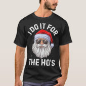 Cool Santa Funny Christmas Design T-Shirt (Vorderseite)