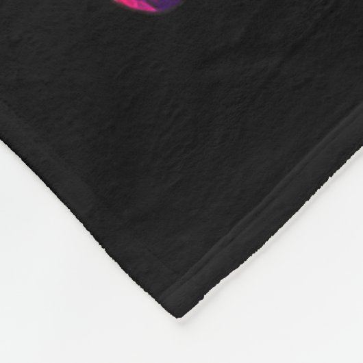 Cool Santa Hat Bigfoot Christmas Lights Festive Ho Fleecedecke (Ecke)