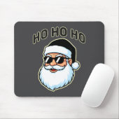 Cool Santa In Black Hat Sungles Graphic 2  Mousepad (Mit Mouse)