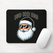 Cool Santa In Black Hat Sungles Graphic 2  Mousepad (Mit Mouse)