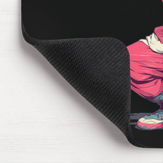 Cool Santa Moves With Vr Headset For Gaming Christ Mousepad (Ecke)