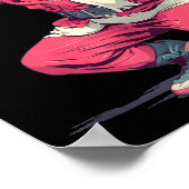 Cool Santa Moves With Vr Headset For Gaming Christ Poster (Ecke)