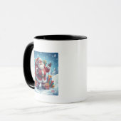Cool Santa Mug – Festive Fun with Holiday Vibes Tasse (Vorderseite Links)