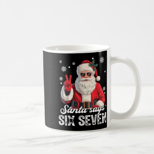 Cool Santa Says 67 Meme Funny Christmas Xmas Men W Kaffeetasse (Rechts)