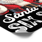 Cool Santa Says 67 Meme Funny Christmas Xmas Men W Poster (Ecke)