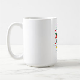 Cool Santa with Christmas Lights – Modern Festive  Kaffeetasse