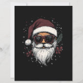 Cool Santa with Sunglasses Christmas (Rückseite)