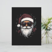 Cool Santa with Sunglasses Christmas (Stehend Vorderseite)