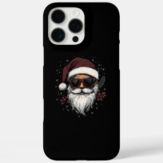 Cool Santa with Sunglasses Christmas iPhone 16 Pro Max Hülle