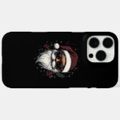 Cool Santa with Sunglasses Christmas Case-Mate iPhone Hülle (Rückseite (Horizontal))