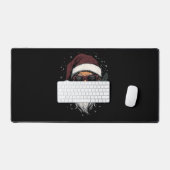 Cool Santa with Sunglasses Christmas Schreibtischunterlage (Tastatur & Maus)