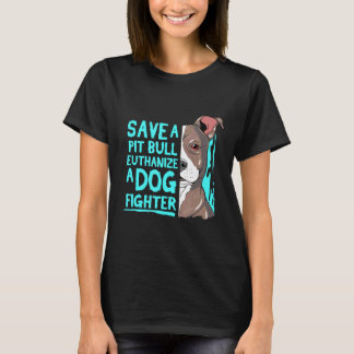 Cool Save A Pitbull Gif Pit Bull Freund T-Shirt