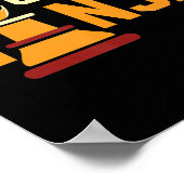 Cool Schach Ninja Schach Liebhaber Geschenk Poster (Ecke)