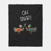 Cool, schläfst! _ Witzige Türkei mit Weißbein-Than Fleecedecke (Vorderseite)