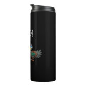 Cool, schläfst! _ Witzige Türkei mit Weißbein-Than Thermosbecher (Nach rechts gedreht)