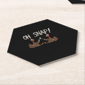 Cool, schläfst! _ Witzige Türkei mit Weißbein-Than Untersetzer (angewinkelt)