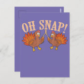 Cool, schläfst! Witzige Türkei mit Wishbone Thanks Postkarte (Vorne/Hinten)