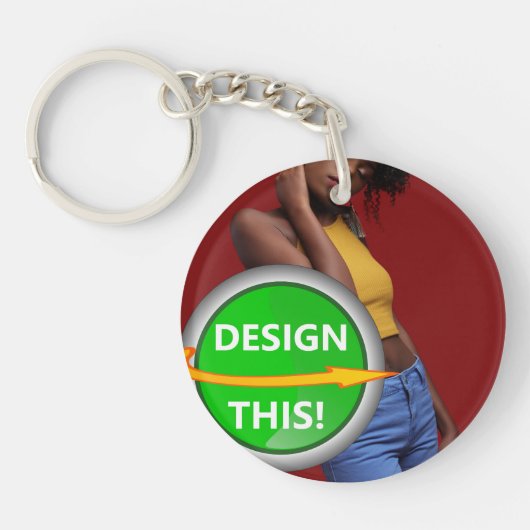 COOL! Schlüsselanhänger - Acrylkreis (beidseitig) (Vorderseite)