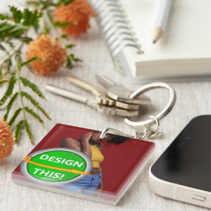 COOL! Schlüsselanhänger - Akrylplatz (beidseitig)