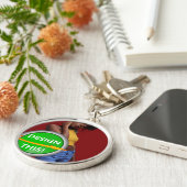 COOL! Schlüsselanhänger - Premium Rund groß - kund (Seite)