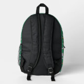 Cool School Backpack, Graffiti Art, personalisiert Bedruckter Rucksack (Rückseite)