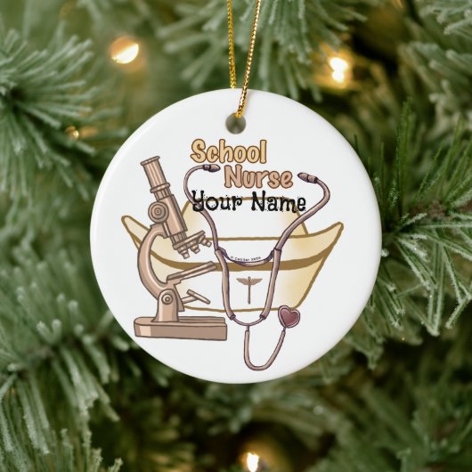 Cool School Nurse Ornament (Baum)