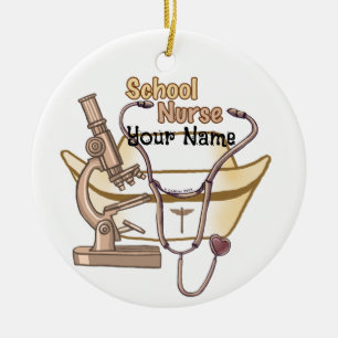 Cool School Nurse Ornament