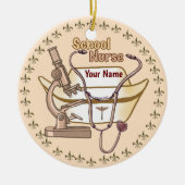 Cool School Nurse Ornament (Vorne)
