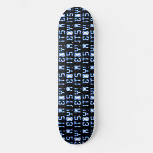 Cool Schwarz und Blau ist ein Kinderskateboard Skateboard