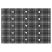 Cool Schwarz-Weiß-kariert-Skull-Tischdecke Tischdecke (Vorderseite (Horizontal))