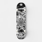 Cool Schwarz-weiß Skateboard (Vorderseite)