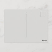 Cool Scooter Kitty gratuliert Postkarte (Rückseite)