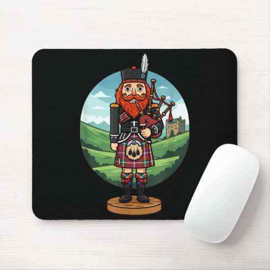 Cool Scottish Nutcracker Bagpes  Mousepad (Mit Mouse)