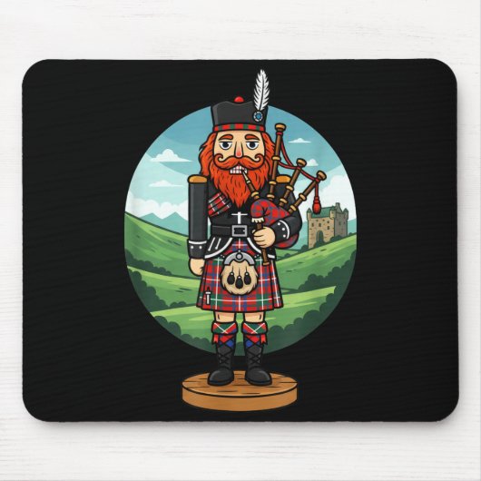 Cool Scottish Nutcracker Bagpes  Mousepad (Vorne)