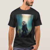 Cool Sea Otter Costume Scuba Diving Otter T-Shirt (Vorderseite)