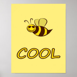 Cool sein, Bienengeschenke ,I Liebe Biene, Bienenz Poster