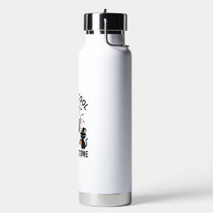 Cool Sein Ist Kostüm Halloween Geist Kürbis Katze_ Trinkflasche