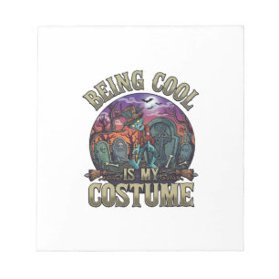 Cool Sein Ist Kostüm Halloween Zombie Friedhof_1 Notizblock